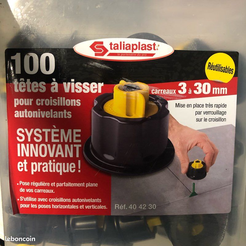Croisillons et têtes à visser TALIAPLAST Carrelage (image 5)