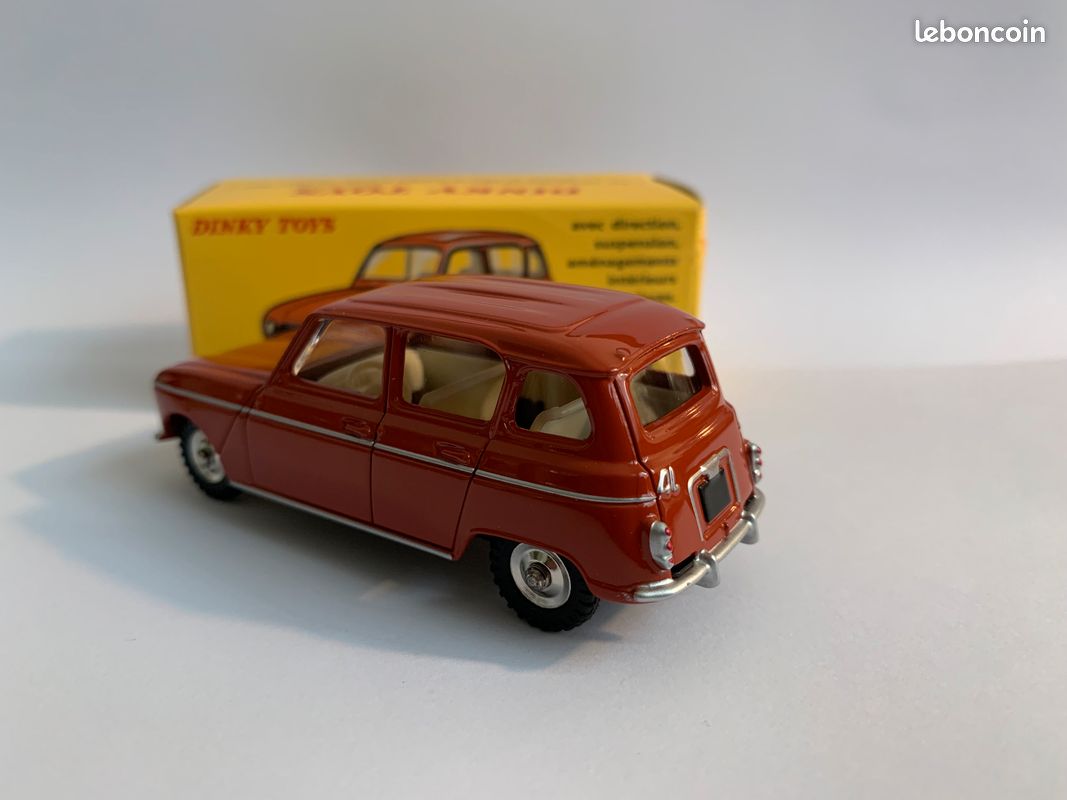 Dinky Toys 518 - Renault 4L 1/43 Bleue, Boîte D'origine, état D'usage
