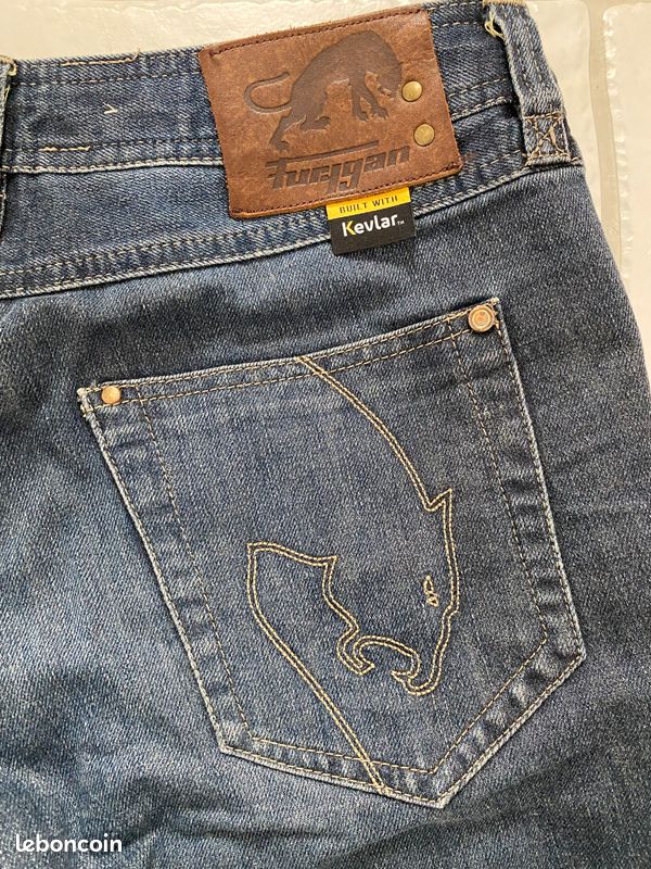 Jean D11 Kevlar® Furygan moto : , jean de moto