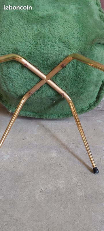 Fauteuil moumoute années 60 vintage (image 5)