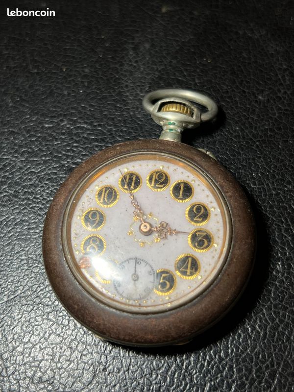 Lot De 5 Cadrans émaillés Pour Montre à Gousset Et Pendule - Style 18e/19e Siècle - Chiffres Arabes Et Romains - Bronze
