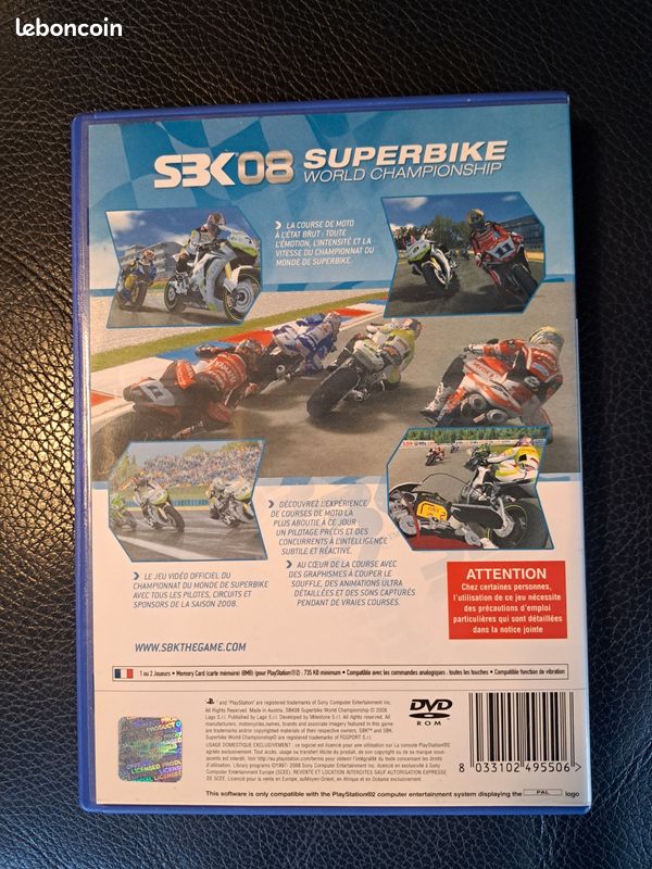 Jeu PS2 SBK08 (image 3)