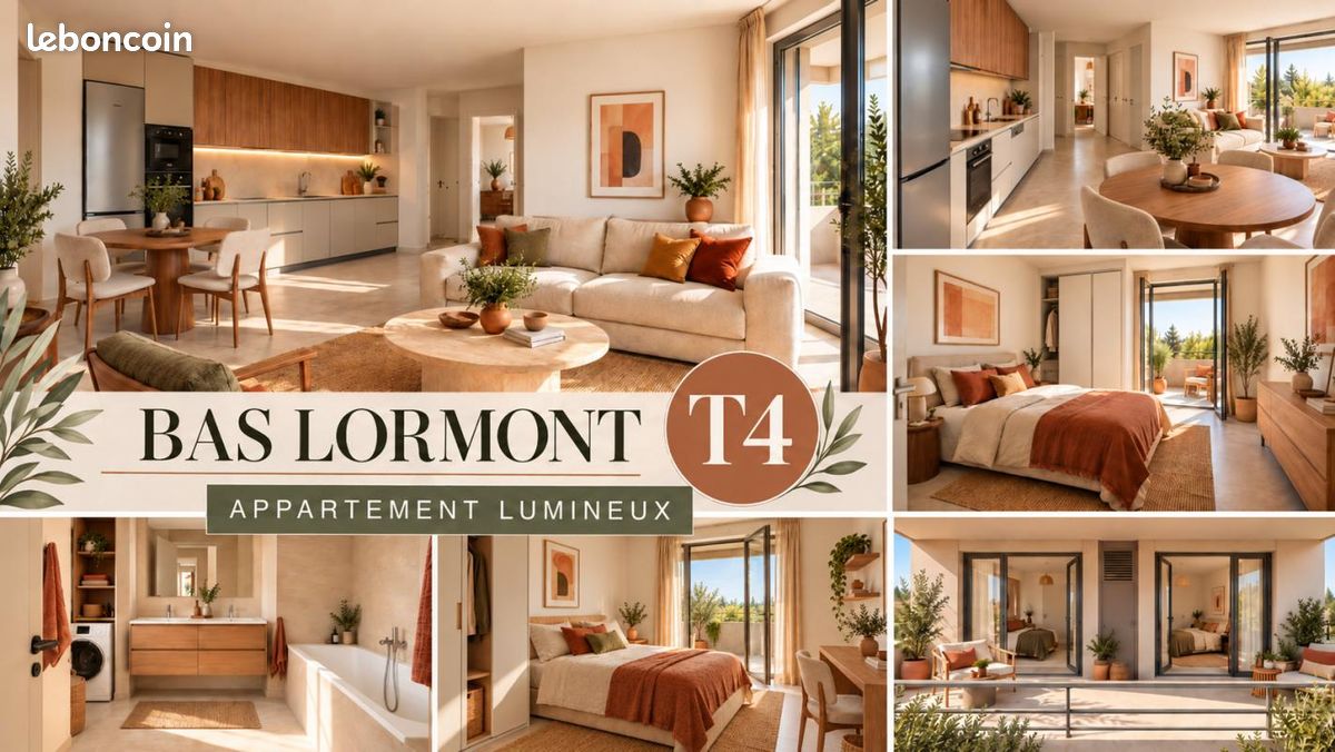 Appartement 4 pièces 79 m² · à Lormont · 79 m² · 265 742 €
