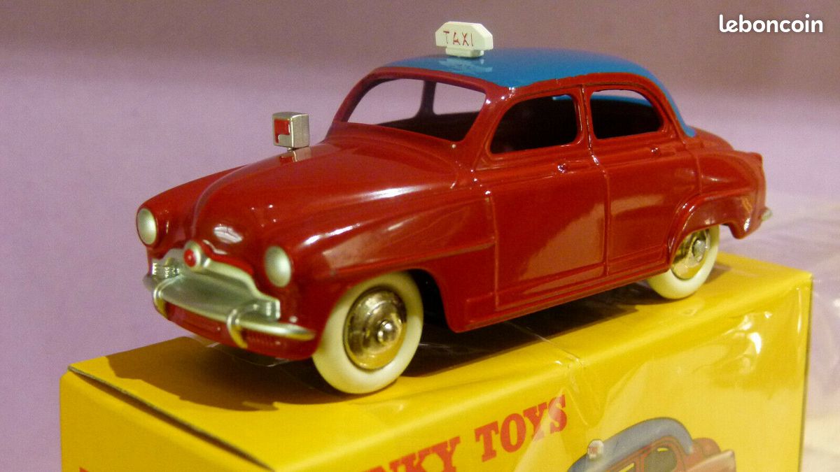 Dinky Toys Simca Ariane Taxi Parisien 1/43 – Collection Métal – Boîte D'origine