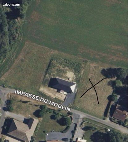Terrain à vendre 1500m2 a 15 min de Pau