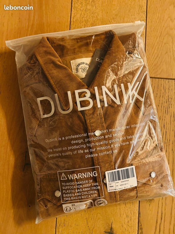 Dubinik® Chemise Flanelle Homme Western Cowboy Manches Longues Carreaux Vintage - Boutons Pression & Poches