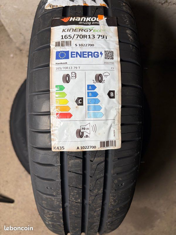 2 pneus neuf 165/70/13 Hankook (image 2)