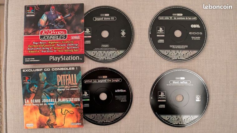 Demo PlayStation Magazine PS1 - Jeu Démo Pitfall 3D, Version PAL, Neuf Sous Film