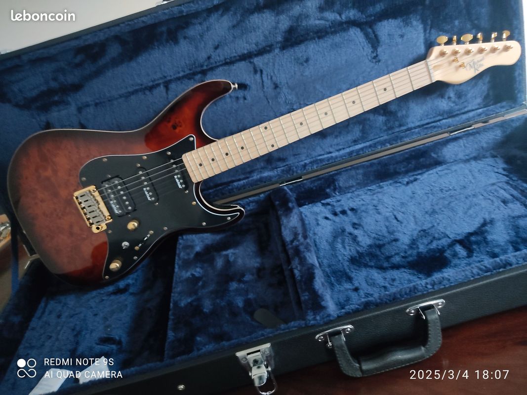 Super Strat' Michael Kelly Custom 60 collection Burl Burst (image 4)