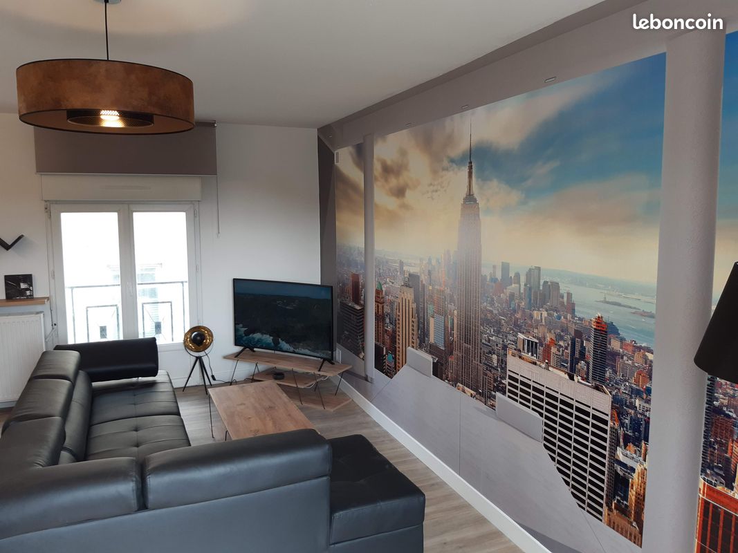 ★Superbe appartement 5/6 pers ★Centre ville★ Terrasse ★Parking★draps/serviettes★New-York View (image 10)