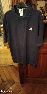 Polo homme bleu marine "adidas" t 4 (image 1)