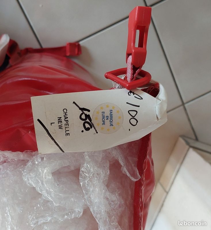 Sac marin étanche Beaufort PVC rouge (50L) - Style Nautique ...