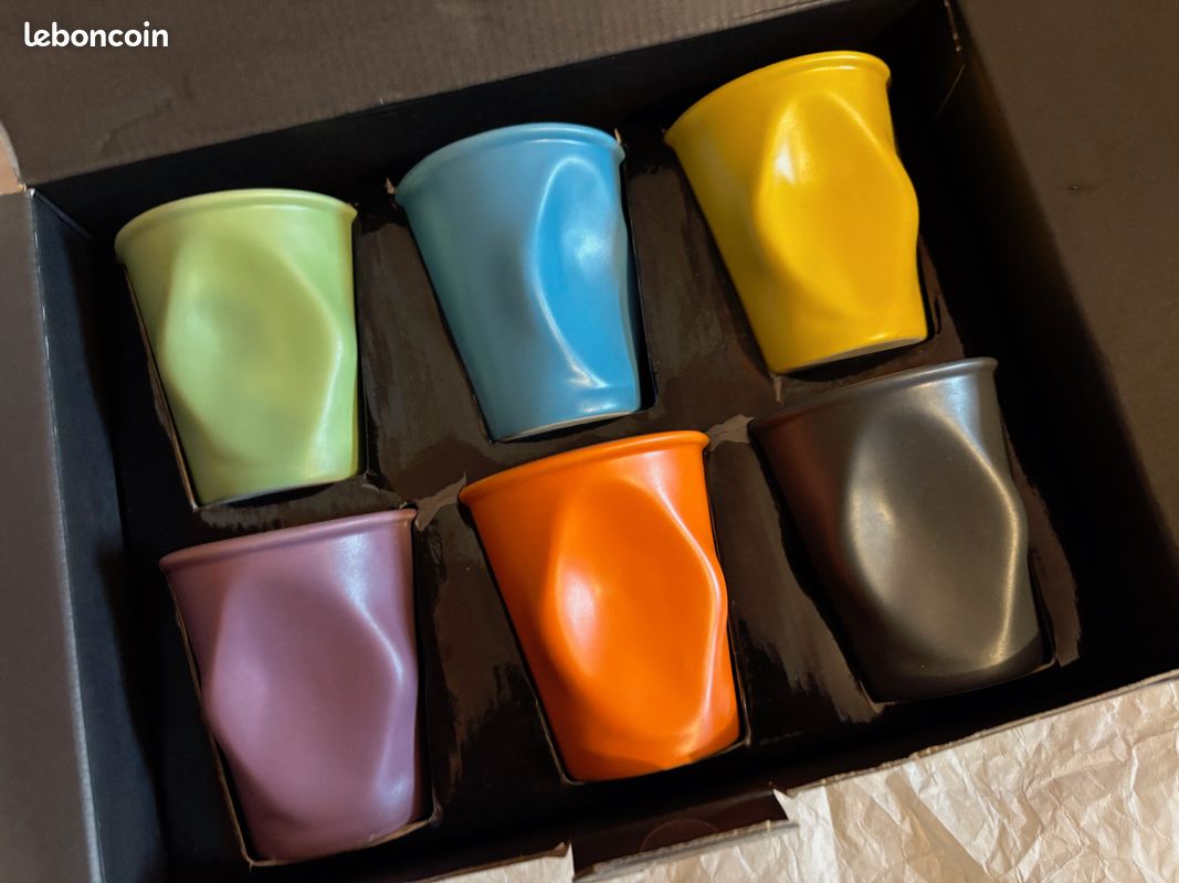 Mug Céramique McDonald's – Tasses Froissées – Multicolore – Neuf