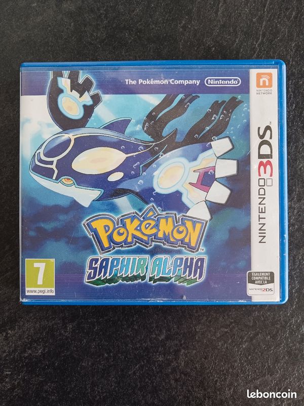 Jeu nintendo 3 DS Pokemon saphir alpha (image 1)