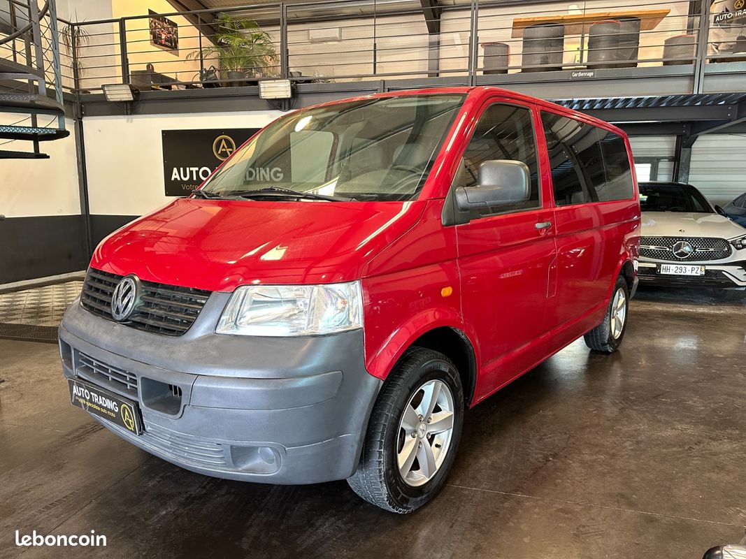 VOLKSWAGEN TRANSPORTER CHASSIS DBLE CAB DC 2.5 TDI 130 LONG 9 places - attelage - rien a prevoir (image 1)