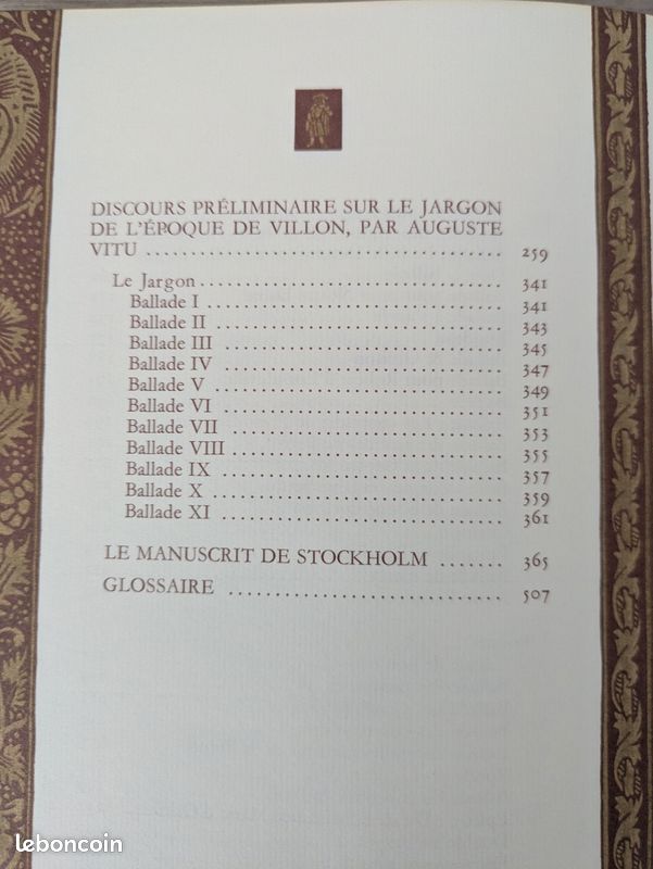 Oeuvre complète de François Villon (image 8)