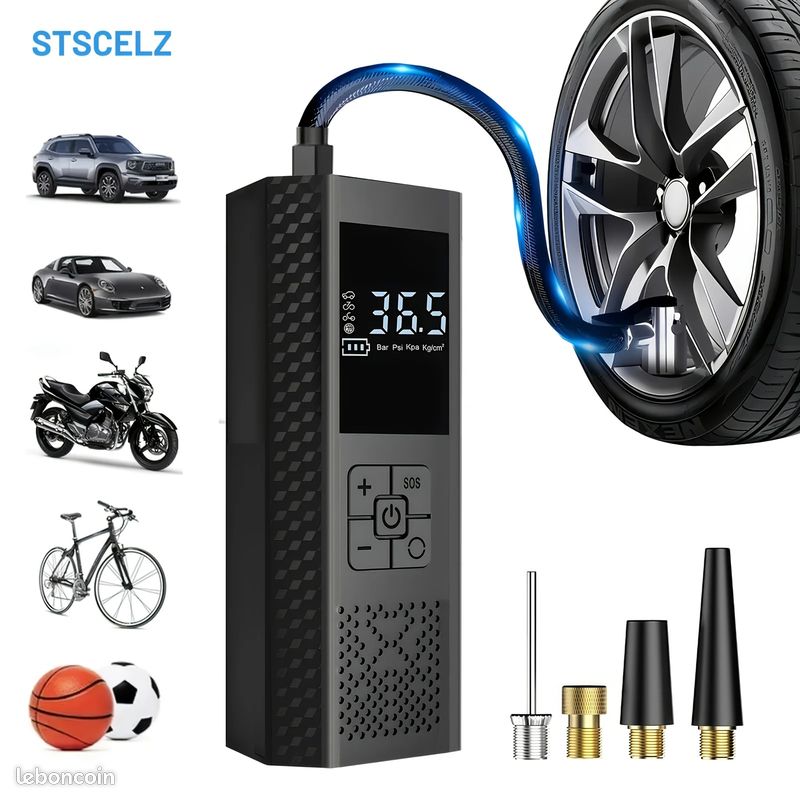 Compresseur d’Air Portable Sans Fil 150PSI (image 1)