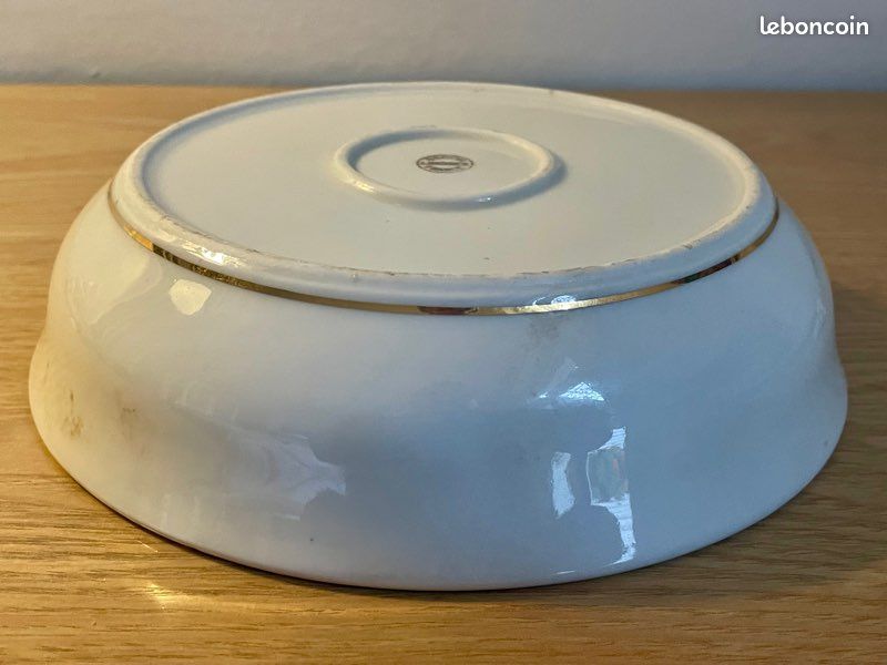 Belle Assiette Chauffante Porcelaine Limoges Années 1950 (image 9)