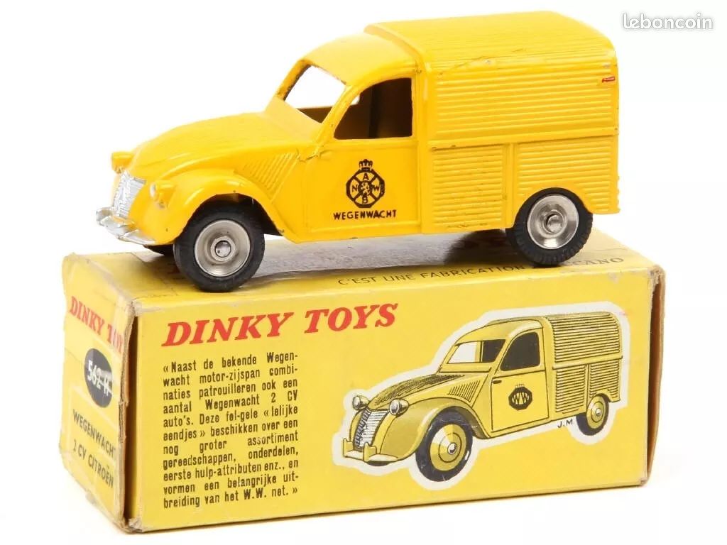 PP copy Citroën 2 CV Wegenwacht Dinky Toys n° 560H neuf en boîte 1/43