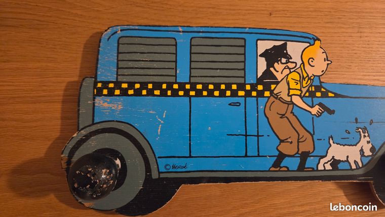 Art de la table - PORTE MANTEAU en bois TROUSSELIER - TINTIN ET MILOU