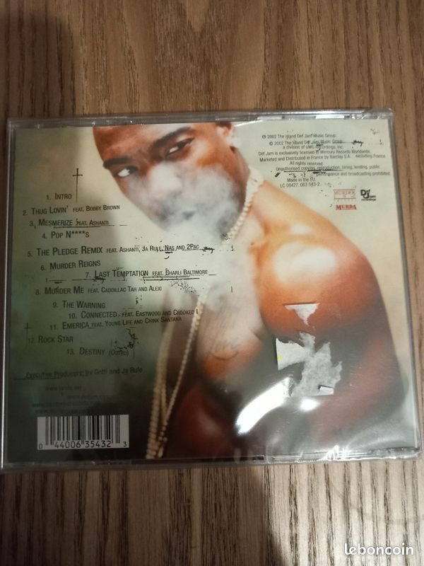 Cd rap Ja Rule the last temptation 2002 (image 2)