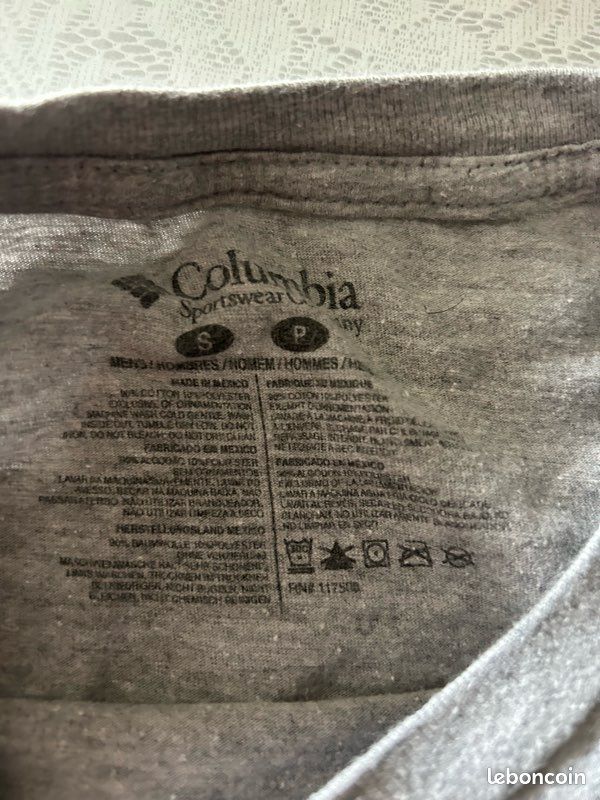T-shirt Columbia Sportswear Chien / Outdoor Gris - Taille S (image 4)