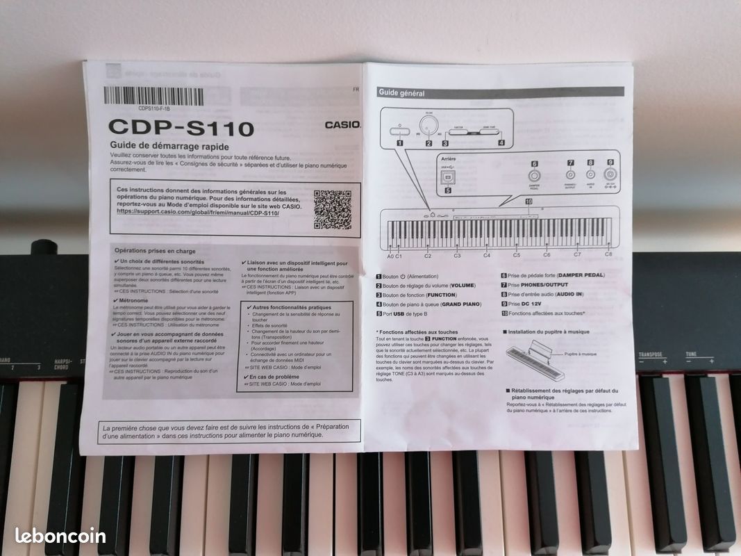 Piano Casio NEUF (avec garantie 2ans) (image 2)