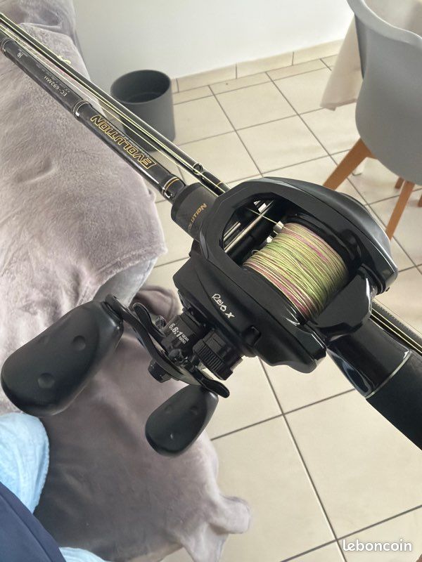 Ensemble canne Heartyrise casting Évolution et moulinet Abu Garcia Revo X, urgent (image 3)
