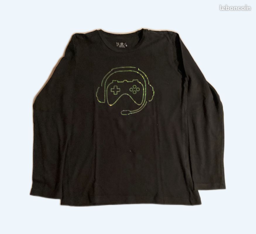Tee-shirt U essentiel, 12 ans (image 1)