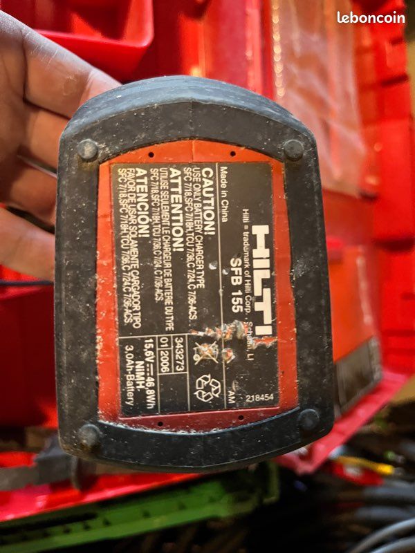 Perceuse Hilti (batteries HS) (image 3)