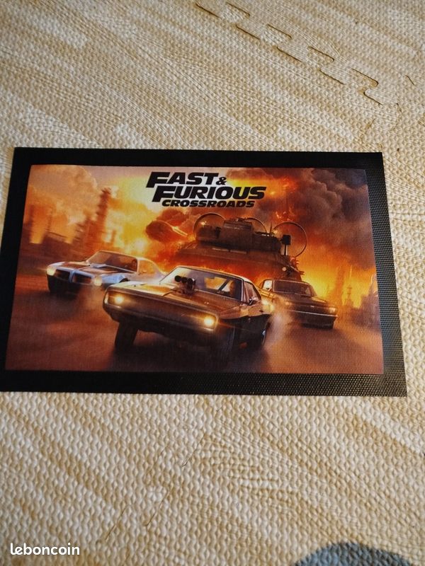 Tapis de bar ou set de table ou tireuse a bière motif fast and furious neuf (image 2)