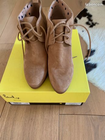 Escarpins Noirs Paul Smith - Taille 37.5 - Cuir - Occasion En Très Bon état