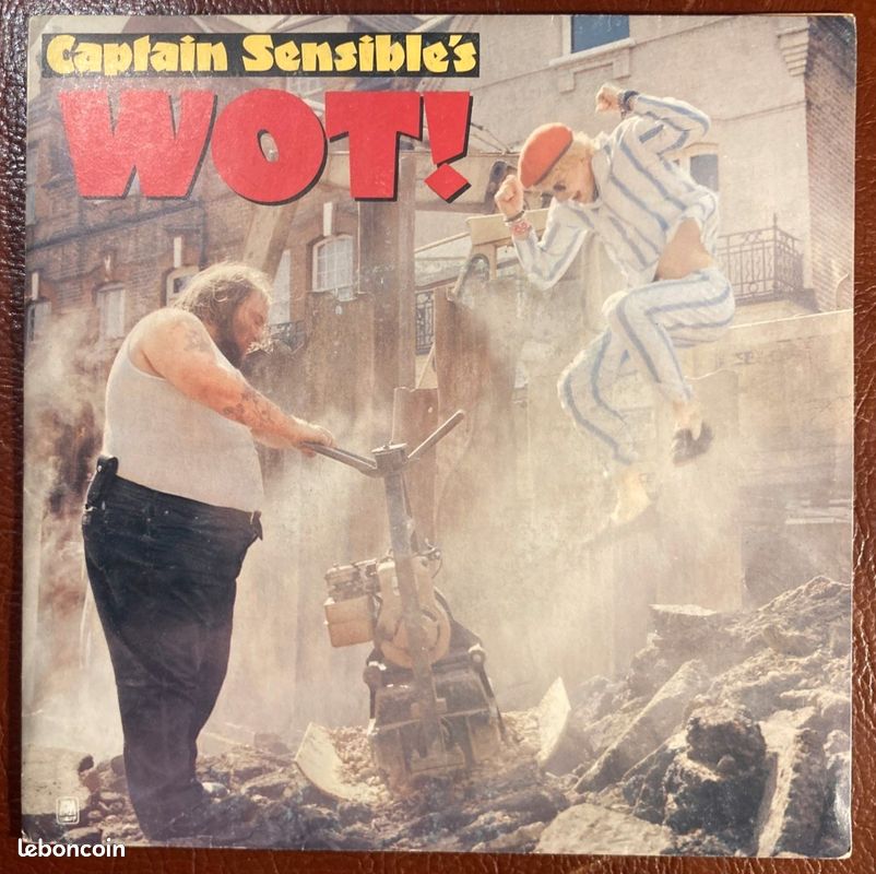 Captain Sensible – Wot - Single - 45t Vinyle (image 1)