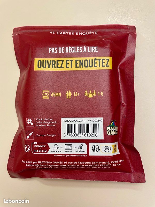Dossier criminel pocket Qui a tué Jasper? Jeu d’enquête (image 2)