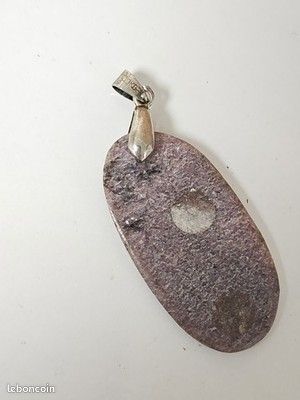Pendentif ancien en argent massif vintage ? Grand bijou rétro pour collectionneu - Montres & Bijoux