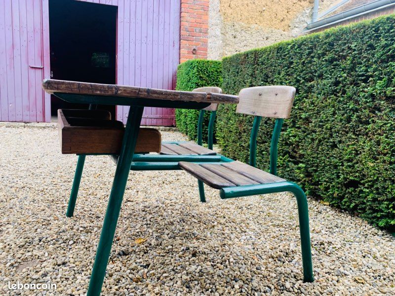 Bureau d’écolier vintage (image 4)