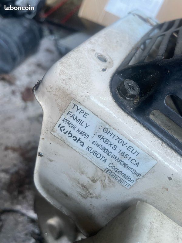 Moteur kubota 6cv w621htc (image 2)