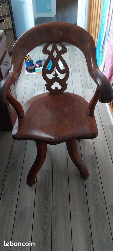 Fauteuil de bureau 19ème (image 1)