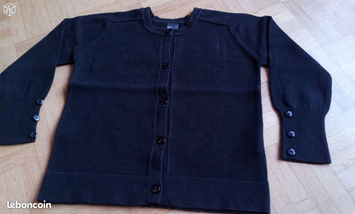 Gilet fille ZARA Kids noir Taille 3/4 ans - TBE (image 1)