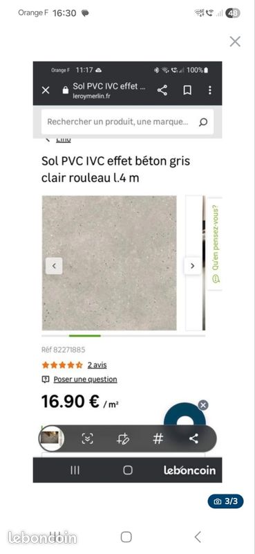Urgent Vend un rouleau de Lino (image 4)