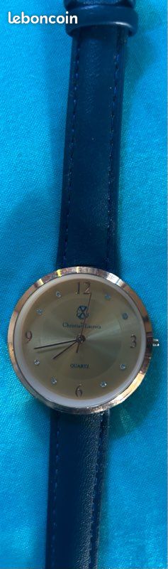 Montre femme Christian Lacroix - bracelet cuir (image 1)