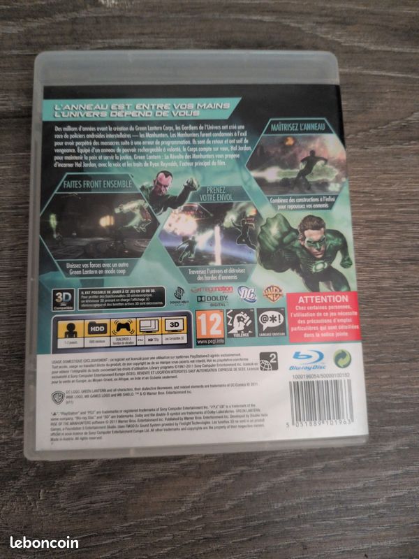 Green Lantern - La Révolte Des Manhunters PS3 | Rakuten Green Lantern - La Révolte Des Manhunters PS3 | Rakuten