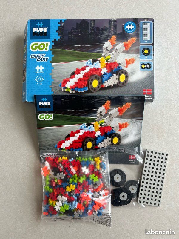 Jeu Plus Plus 240 pièces Go Crazy Cart (image 1)