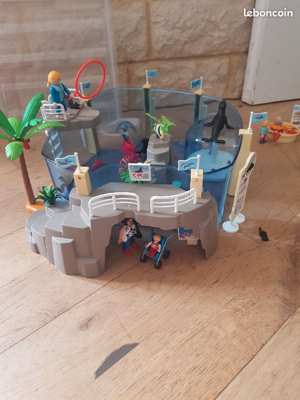 Jeu Playmobil aquarium boutique extensions TTBE (image 3)
