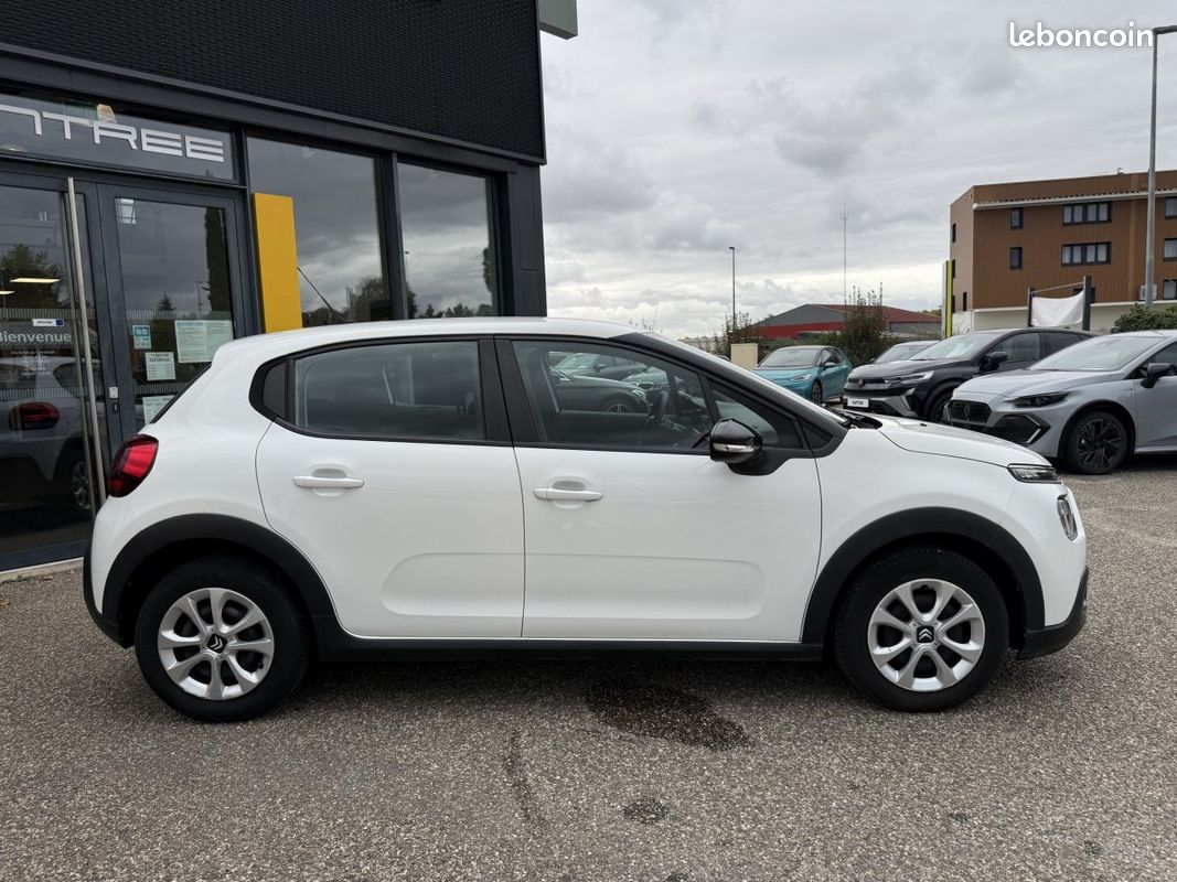 Citroën C3 Société (3) PureTech 82 BVM Feel / 2 places / 1ère main / TVA récupérable / Carplay (image 7)