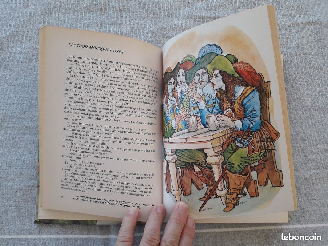 Livre enfant ancien " les 3 mousquetaires " (image 5)