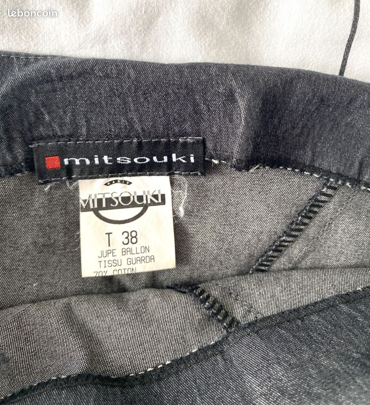 Ensemble veste et jupe longue gris anthracite Taille 38 (image 9)