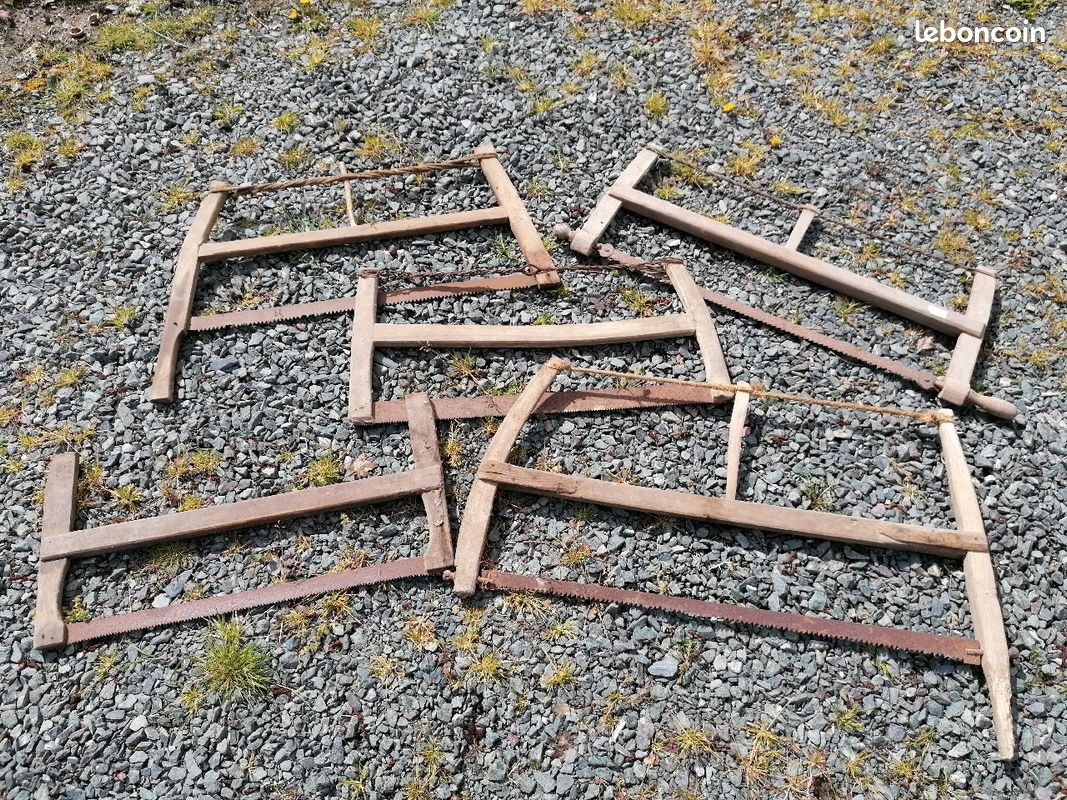 Lot de scies ancienne (image 2)
