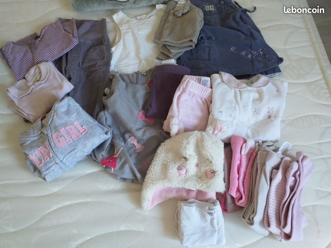 Lot vetements bébé fille 1 mois et 3 mois (image 2)