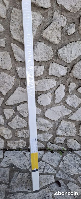 Goulotte électrique PVC 40x60mm blanc 143cm tehalit (image 1)